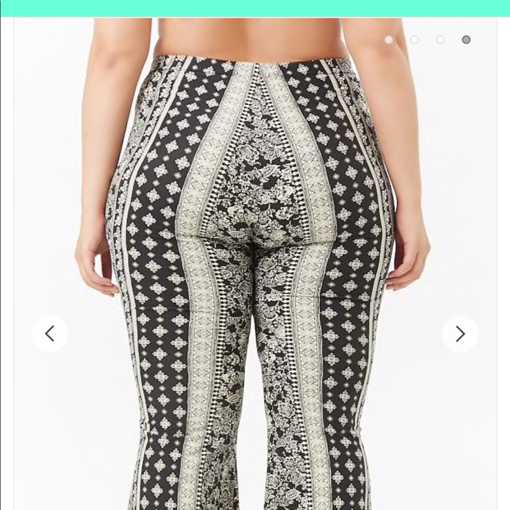 Floral Flare Pants